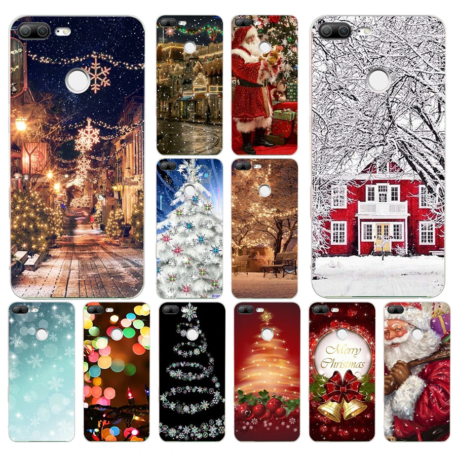 287FG christmas lights  gift Soft Silicone Tpu Cover phone Case for huawei Honor 9 10 20 Lite Pro