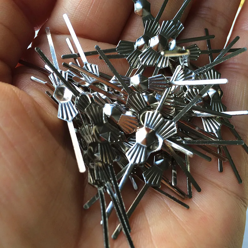Imagem -04 - Borboleta Fivela de Metal Ganchos Laço Bowite Octagon Beads Conector Cobre Forma Venda Quente L44 mm 1000 Pcs por Lote