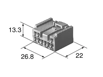 

Free shipping Sumitomo original 9 pin female connector 6248-5270