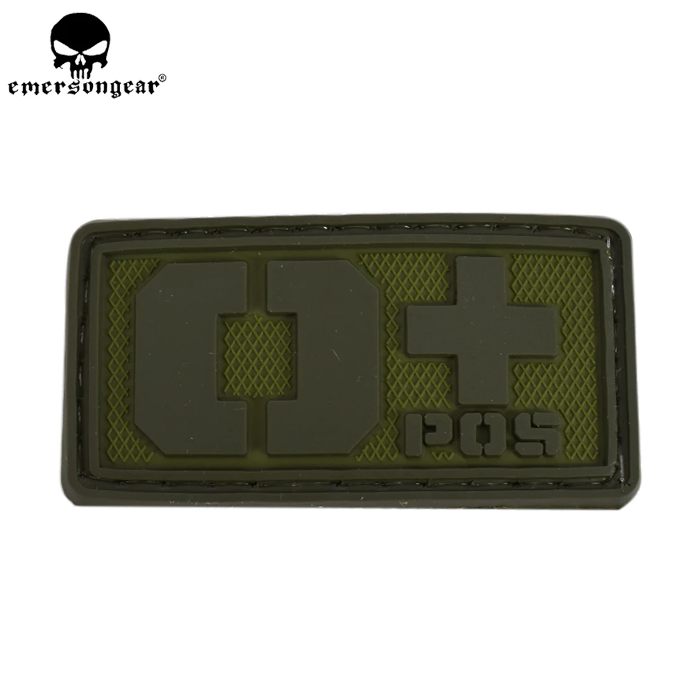 EmersonGear Parche Hexagonal Sangre VC/O – Airsoft Wargame Negro/Verde/Blanco - imagen 5
