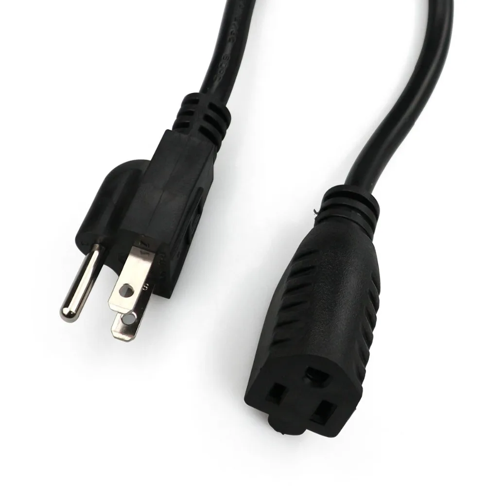 3 Prong Power Verlängerung Kabel-Kabel Streifen Steckdose Schoner 18AWG UL Aufgeführt
