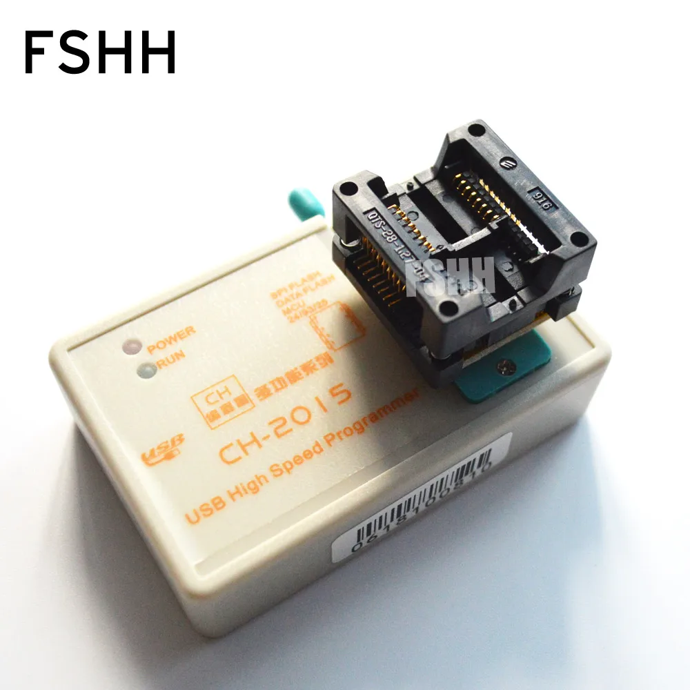 Program CH2015 High-speed Programmer+300mil SOP16 to DIP8 Adapter  24 25 93eeprom spi flash avr mcu USB  Programmer