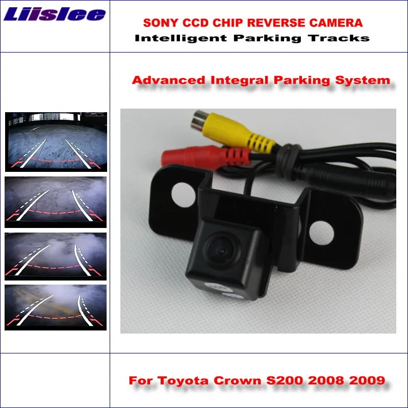 

Reverse Rear View Camera For Toyota Crown S200 2008 2009 / 580 TV Lines HD 860 Pixels Dynamic Guidance Parking Intelligentized