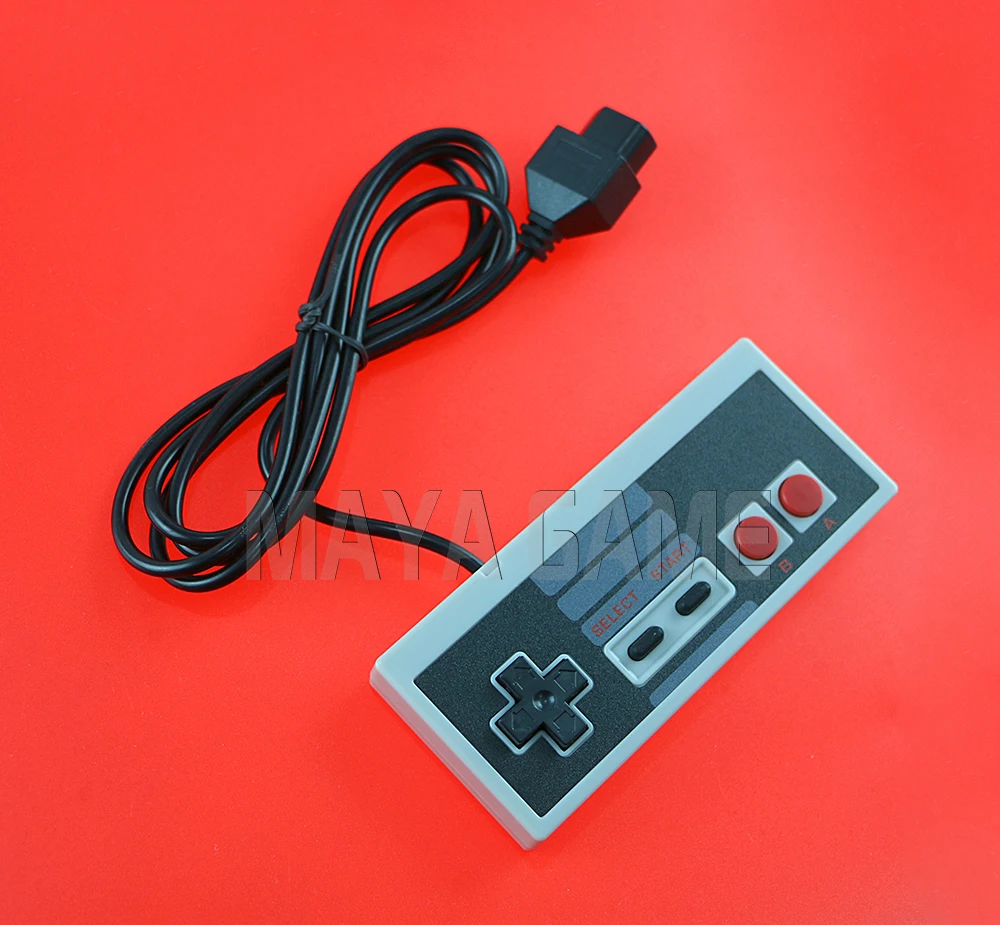 1 قطعة وحدة تحكم كلاسيكية ساخنة ألعاب الألعاب JoyStick Joypad لوحدة التحكم نظام NES النمط الكلاسيكي 6ft الطرف الثالث