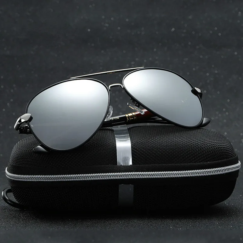 

New Hot High Quality brand designer Polarized Sun Glasses Driving Sport Male Fashion Oculos men sunglasses with Box