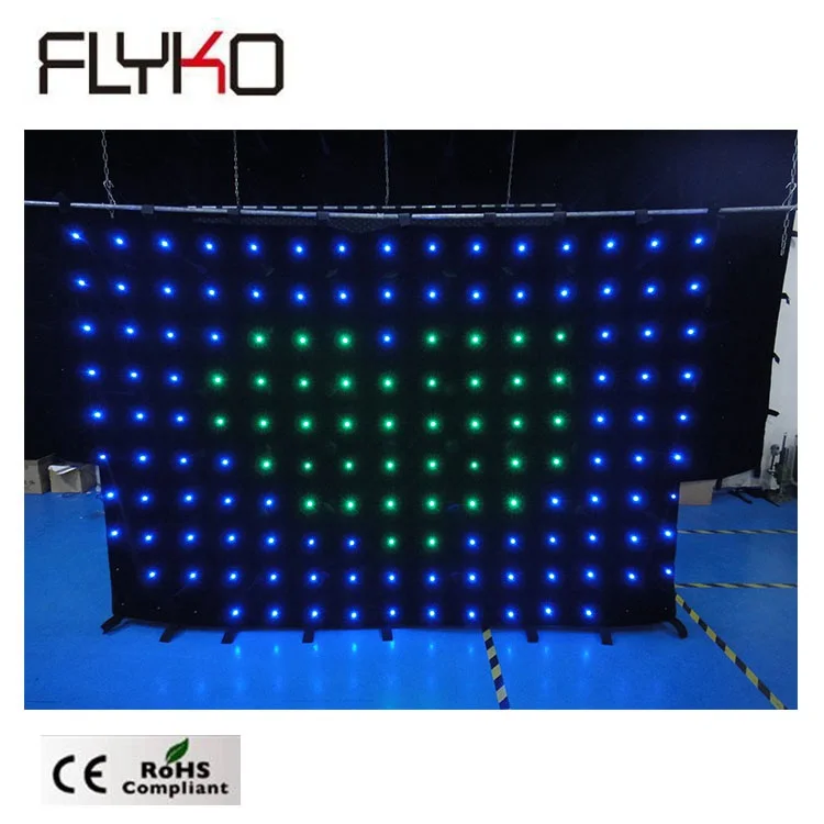 fasion design P100mm  led color changing curtain light free shipping