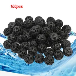 100 pcs 16mm Aquarium Bio Balls Biochemical Ball Filter Media for Aquarium Filter Accessories For Fish Tank Wholesale