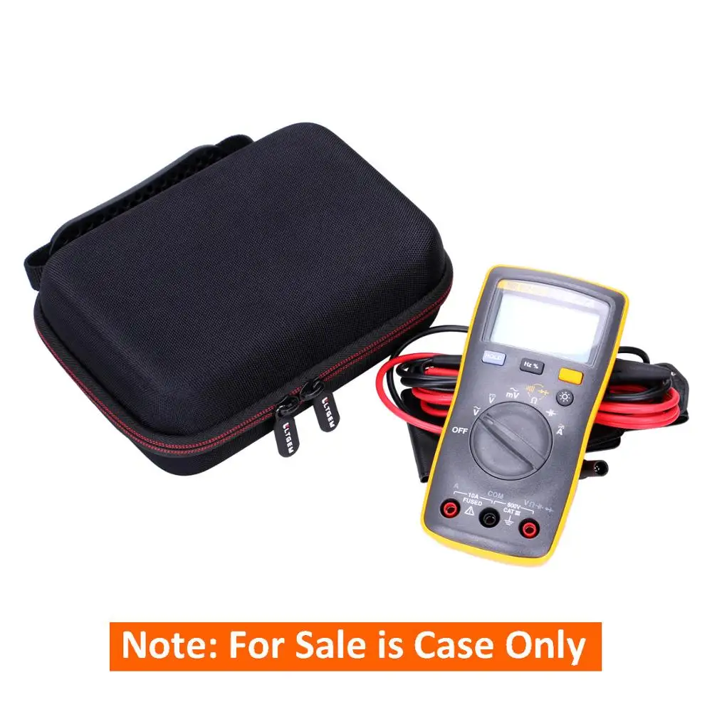 LTGEM EVA Carrying Hard Case For Fluke 107 AC/dc Current Hand held Digital Multimeter