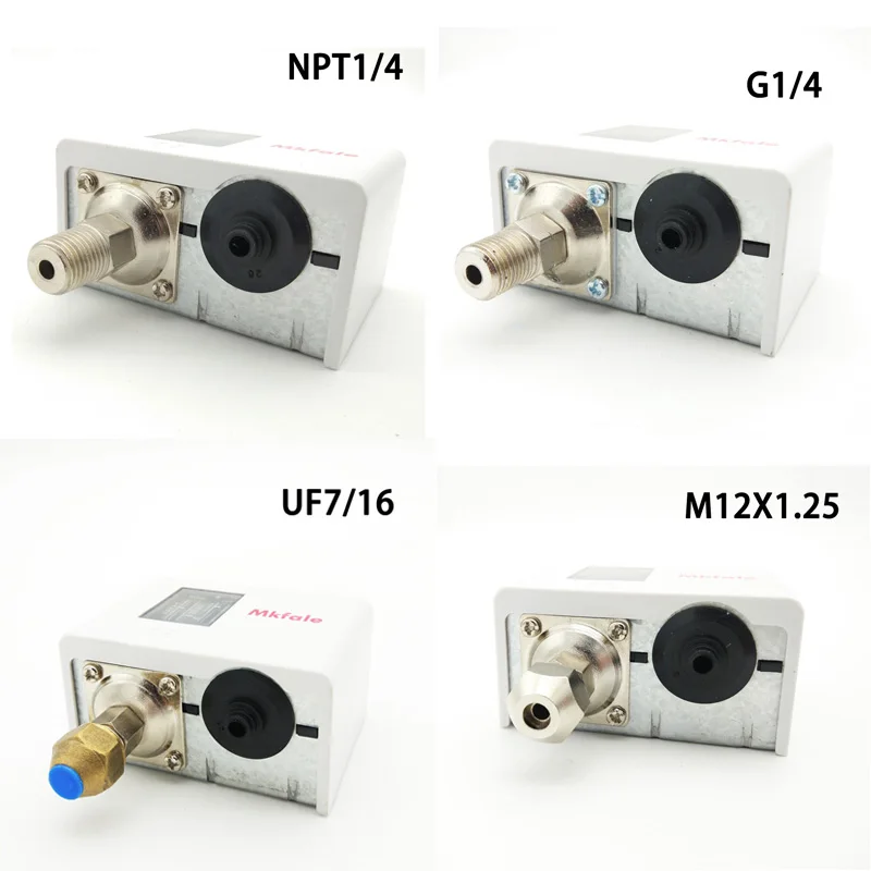 NBSANMINSE PC55 Pressure Switch G1/4 NPT1/4 DC24V AC110V 220V For Refrigeration System Available In Air Water Fluid Stable