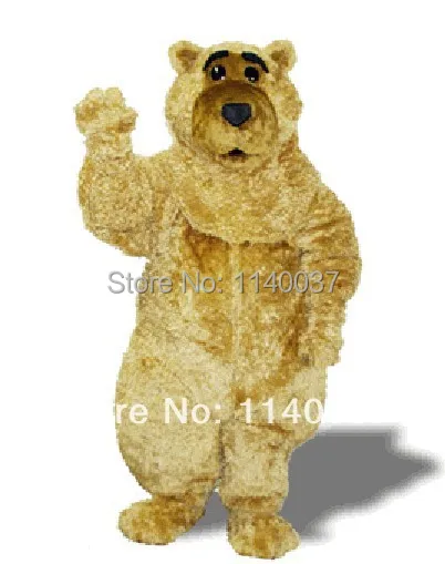 mascot Boris Bear Mascot Costume Adult Size Cartoon Character Mascotte Mascota Outfit Suit Carnival Party Costume Free Ship