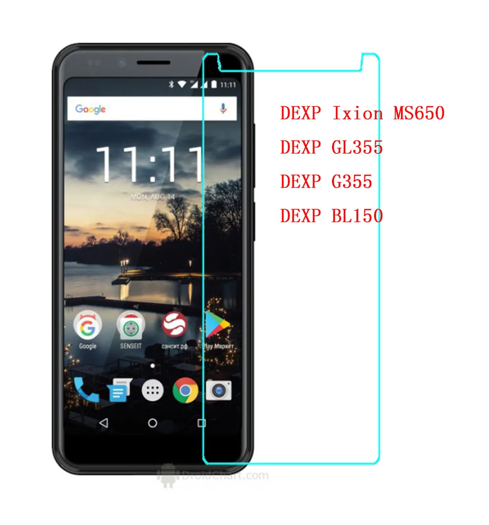 For DEXP Ixion MS650 Screen Protector Ultra-thin Clear LCD Protective Glass Film For DEXP GL355 G355 BL150 Tempered Glass