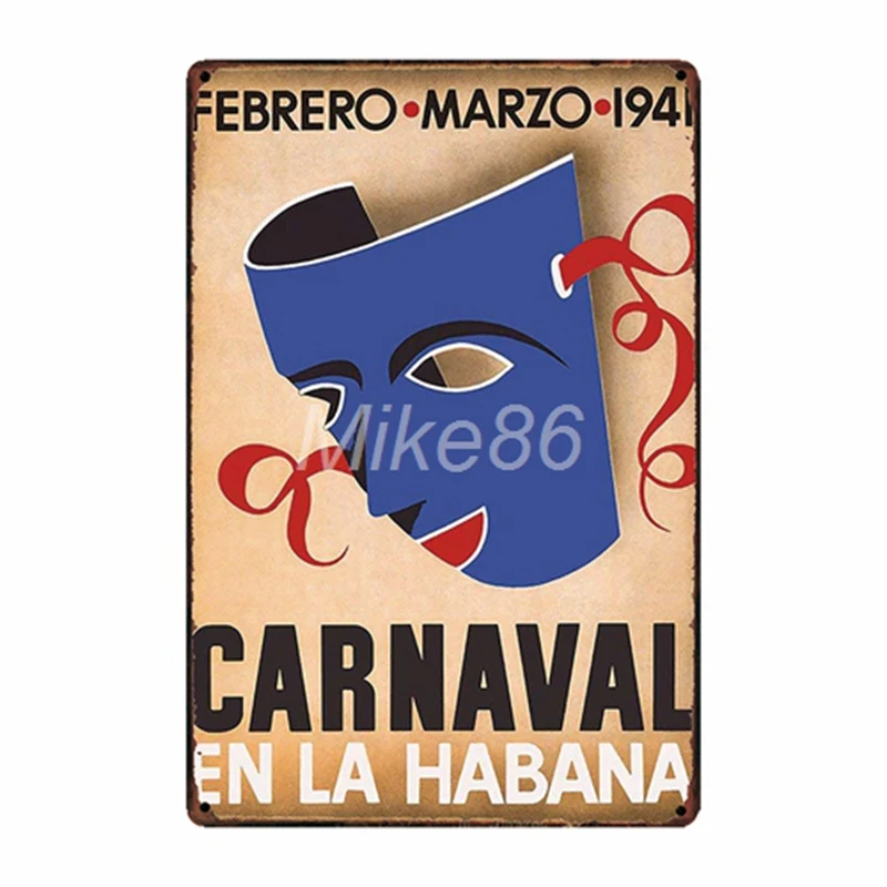 [ Mike86 ] CUBA Tin Sign HAVANA wall painting 20*30 CM FG-220