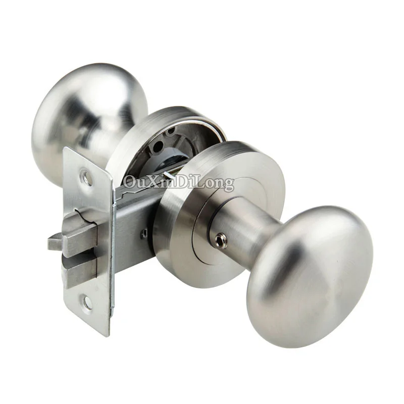 4 Colors Spherical Door Knobs & Handle Locks Interior Hidden Anti-theft Door Locks Background Door Entry Locks without key