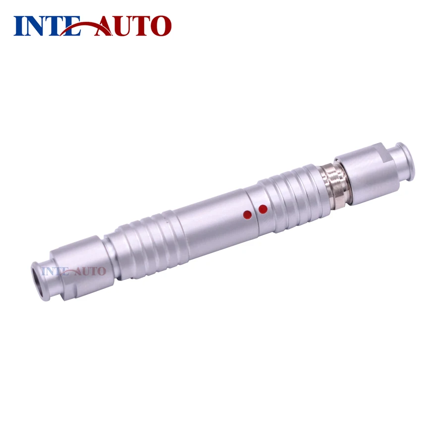 

IP50 M12 Electrical Push Pull Round Connector,Brass Body 8 Solder Contacts,TGG.1B.308 DHG.1B.308