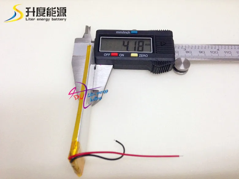 SD412877 high temperature lipo battery lithium ion battery operate temperature -20-60 1000mah