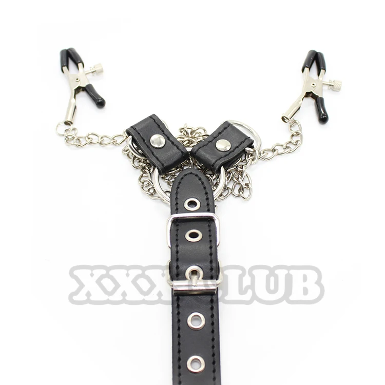 Thierry Adult Games Sex Toys Metal Clips Nipple Clamps Chained Shaking Penis Stimulate and Massage Male Breast Sex Toys For Male