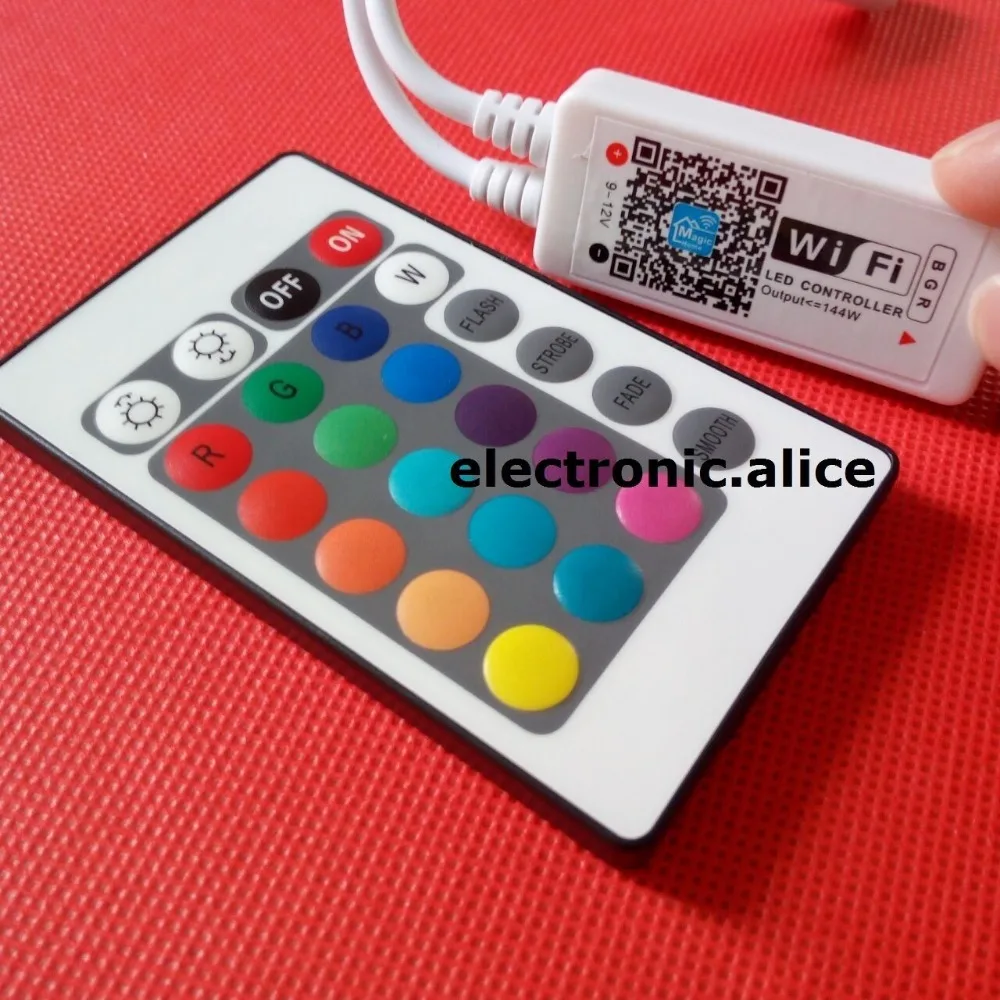 mini-Wifi-144W-LED-Controller-dimmer-F-RGB-led-strip-smartphone-control-24Key  mini-Wifi-144W-LED-Controller-dimmer-F-RGB-led-s