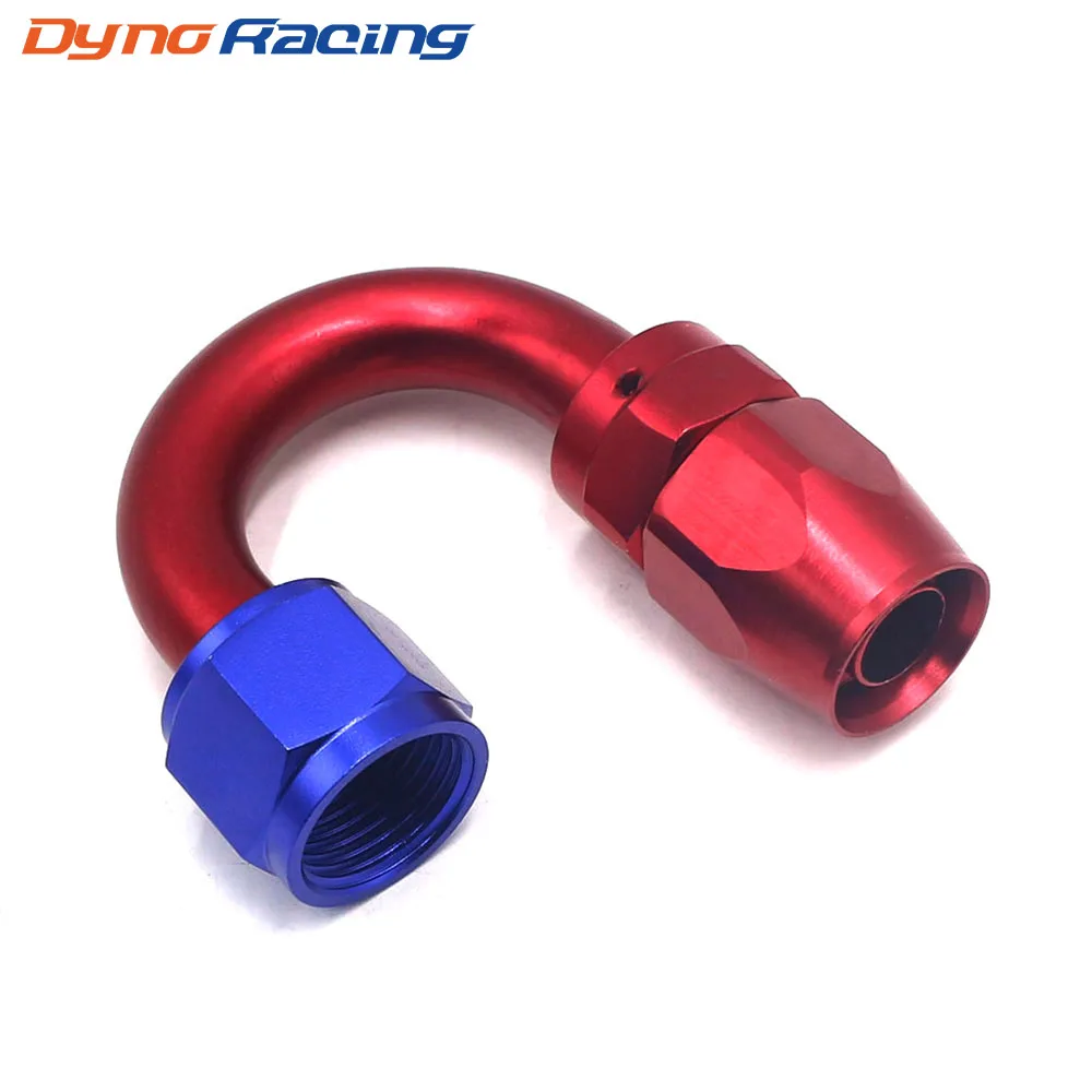 High Performance AN 10 Fitting AN10 Aluminum Fittings 180 Degree Oil/Fuel/Swivel hose fittings(Swivel Hose End Fitting)