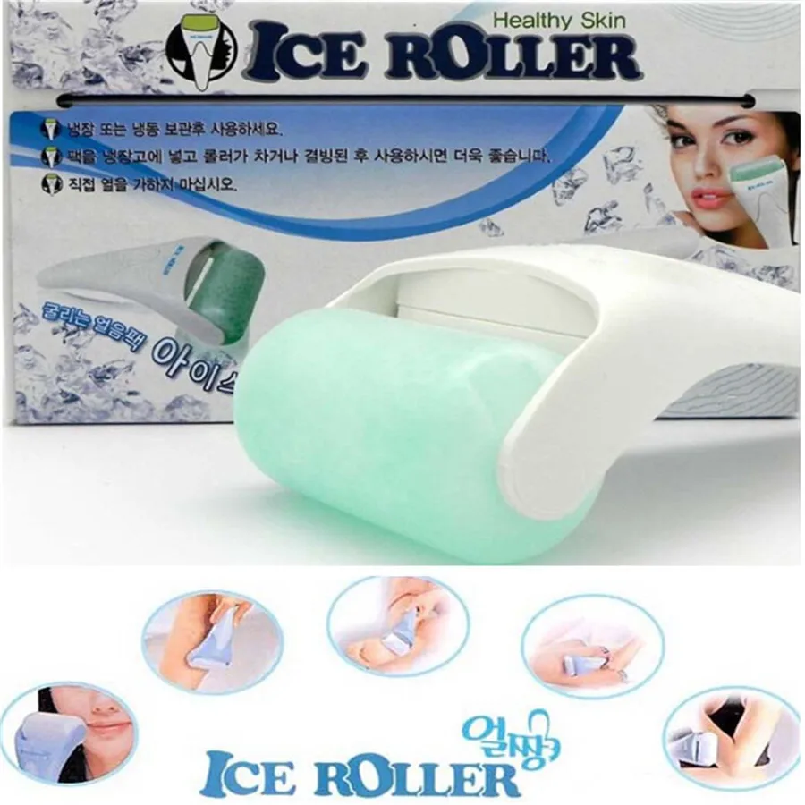 顔と体のマッサージ、美肌ケア、シワ予防のためのアイスローラー、クールマッサージャー、アイスホイール、ダーモマッサージローラー
