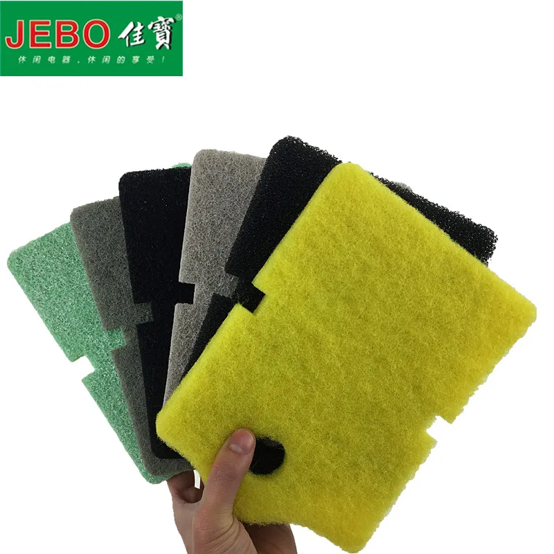 JEBO 6 in 1 Efficient Filter Sponge Cotton For Exteranl Filter Tank 6pcs Different Original Sponge 805 809 815 819 809B 803