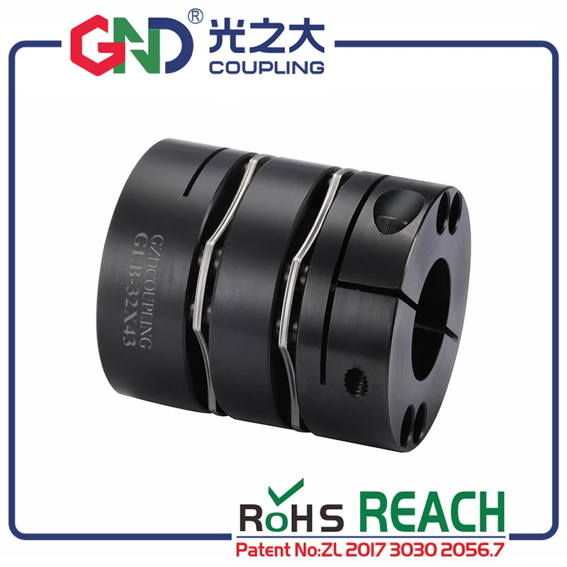 

Steel Shaft Coupling 8 Screw High Rigidity Double Disc Coupler Clamp Series GND