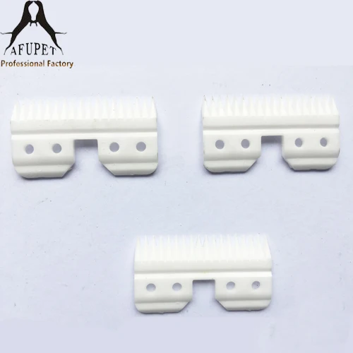 10pcs/lot replaceable 18 teeth pet ceramic clipper cutting blade