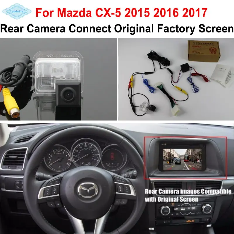 FOR Mazda CX-5 CX 5 CX5 KE 2015 2016 2017 RCA & Original Screen Compatible / Car Rear View Camera / HD Reverse Camera Sets