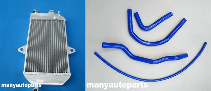 

Алюминиевый радиатор + синий силиконовый шланг для Yamaha ATV Banshee YFZ350 YFZ 350 1987-2006 88 89 90 91 92 93 94 95 96