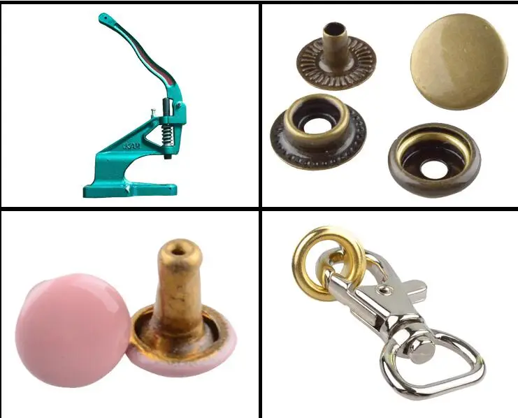 ความดันมือกด Clamp จักรเย็บผ้าเครื่องมือ Claw Clasp Snap Fastener ตาย