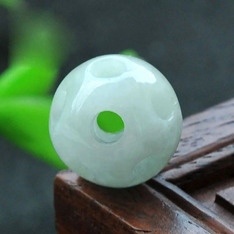 Natural Myanmar Jadeite Bulk A DIY Handmade Bulk Balls with Transfer Balls Hollowed-out Passepartout Hanging Parts Authentic