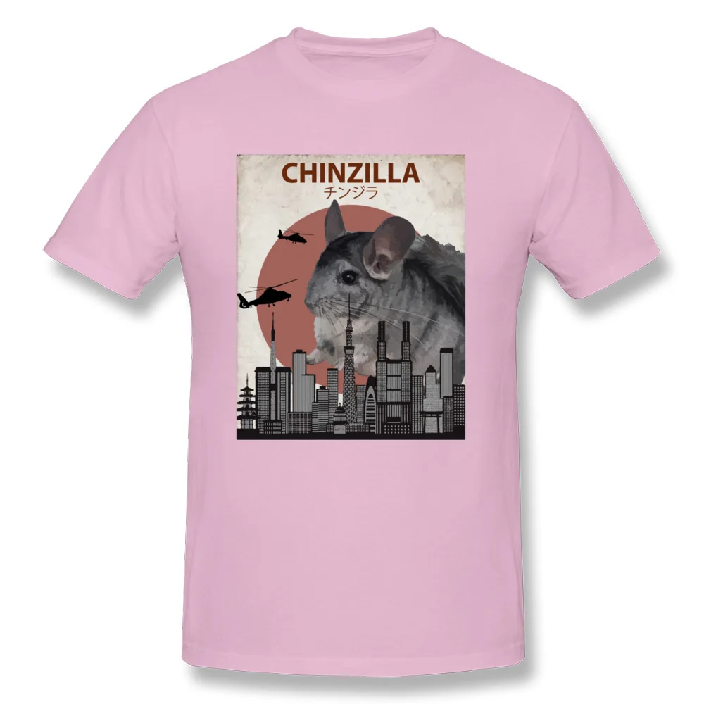 1988 Men T-shirt Chinzilla Giant Chinchilla Monster Tshirt Destroy The World Rat Black T Shirts Awesome Birthday Gift Clothes XS