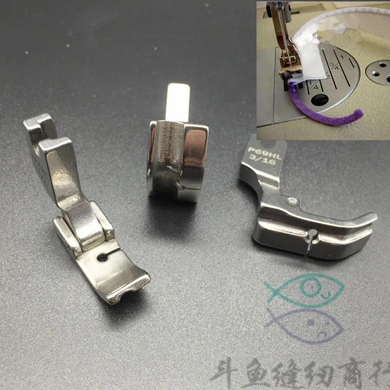 

P69LH All steel inserts Presser foot Inserted rope Presser foot Pulled rope Wrapped rope PresserLeft groove Presser foot Presser