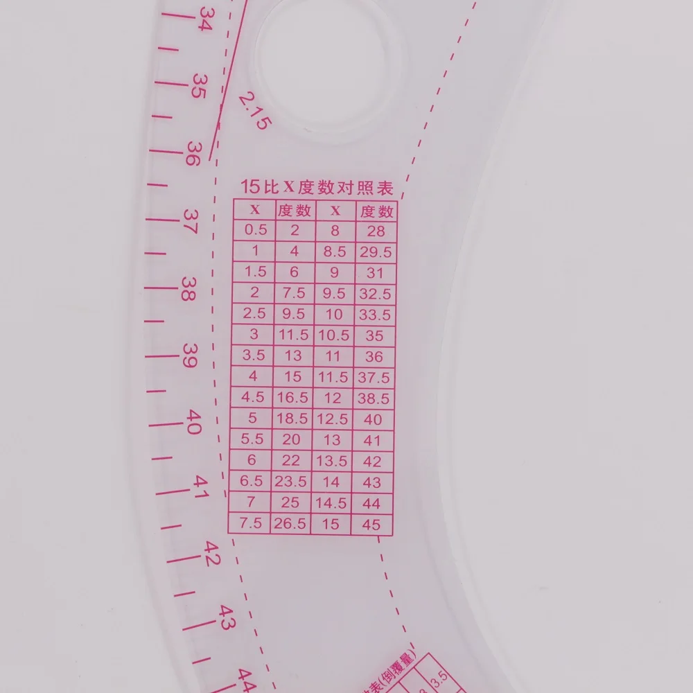 Multifunctional Curve Ruler Tailor Ruler Tailoring Cutting Template Foot Costume Design Neckline Armhole Curve Rulers;  #3250