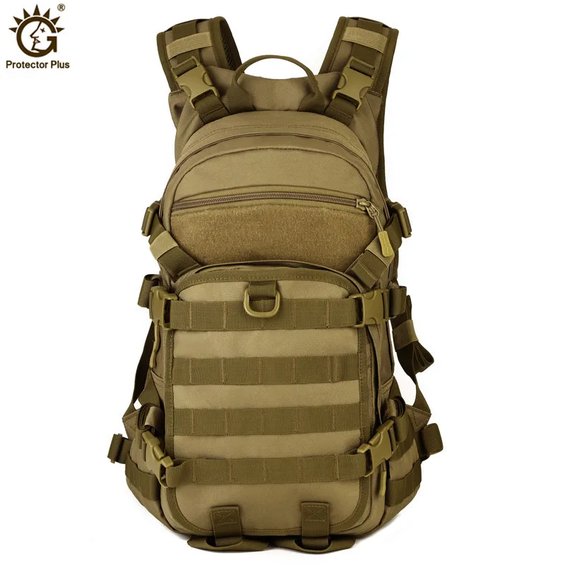 Outdoor Tactical Backpack for Trekking, Waterproof Nylon Bag, Camouflage Bag for Camping, Hiking, Sport, 25L