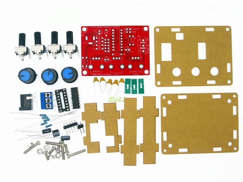 10*Function  DIY Kit Sine/Triangle/Square Output 1Hz-1MHz  Adjustable Frequency Amplitude XR2206