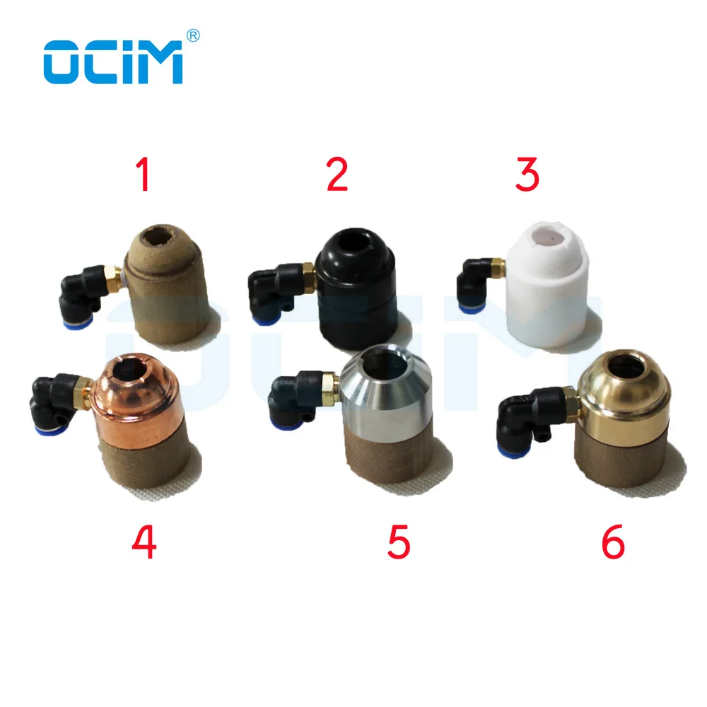 1PC P80  Plasma Consumables CNC Shield Cup Nozzle  Water Cooled Cooling Adpater