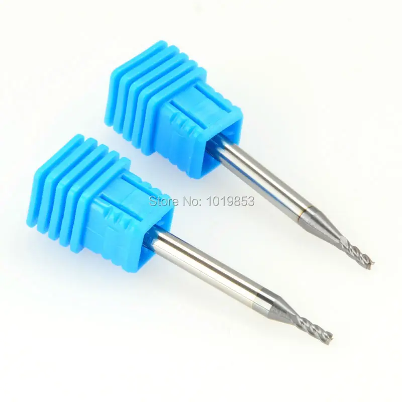 Fresas de carburo de tungsteno, 5 piezas, S200-2x4x50L HRC50, 4mm, fresa para acero o hierro fundido