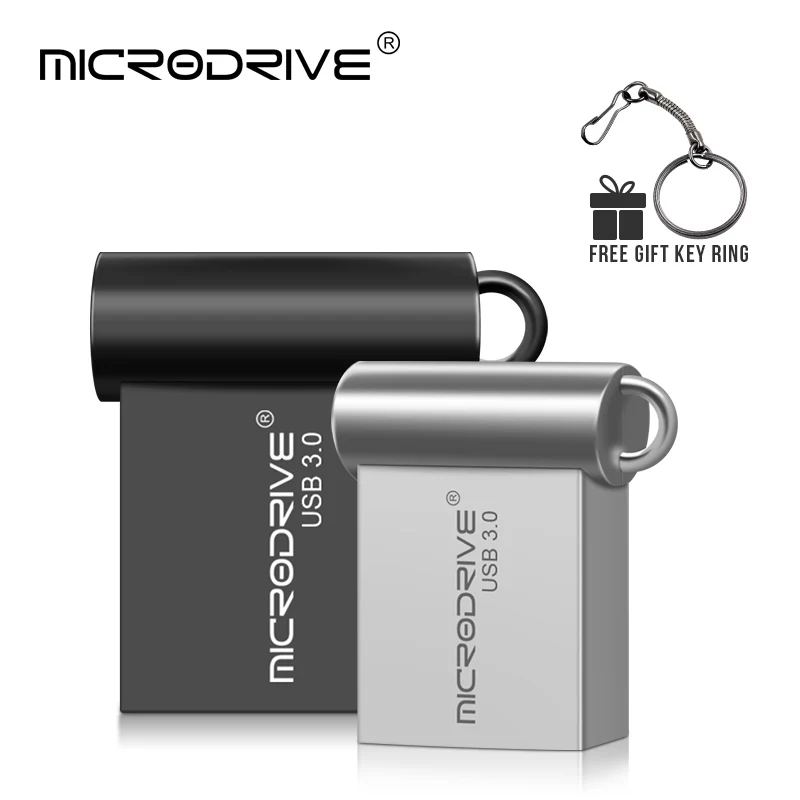 Stik memori usb 3.0 mini, Flash Drive logam 16GB 32GB 64G USB flash disk u hadiah