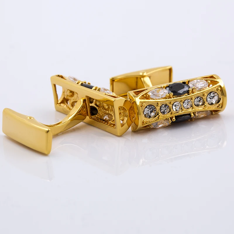 KFLK For Mens Gold-color Shirt Brand High Quality Luxury Wedding Men Guests Cufflinks Cuff links