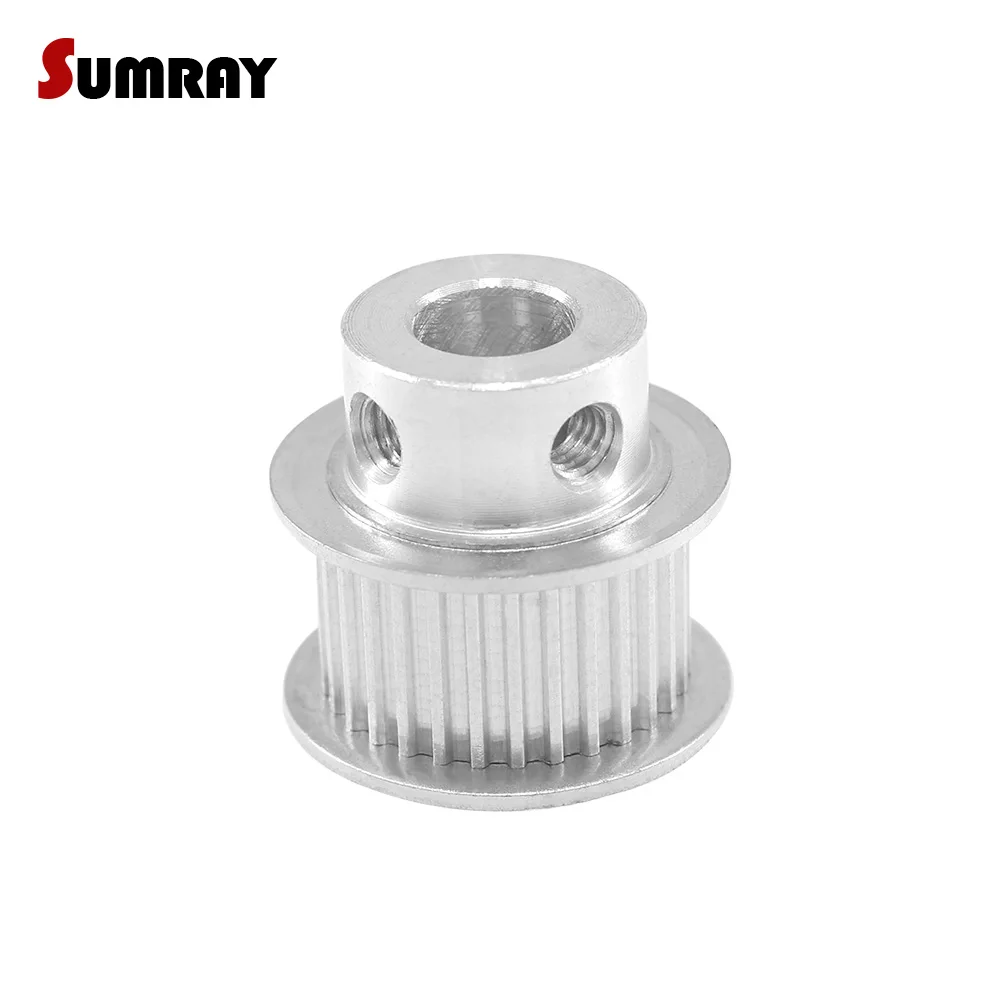 2pcs Timing Pulley MXL 35T 5/6/6.35/7/8mm Inner Bore 11mm Width Aluminium Alloy Pulley Wheel for 3D Printer