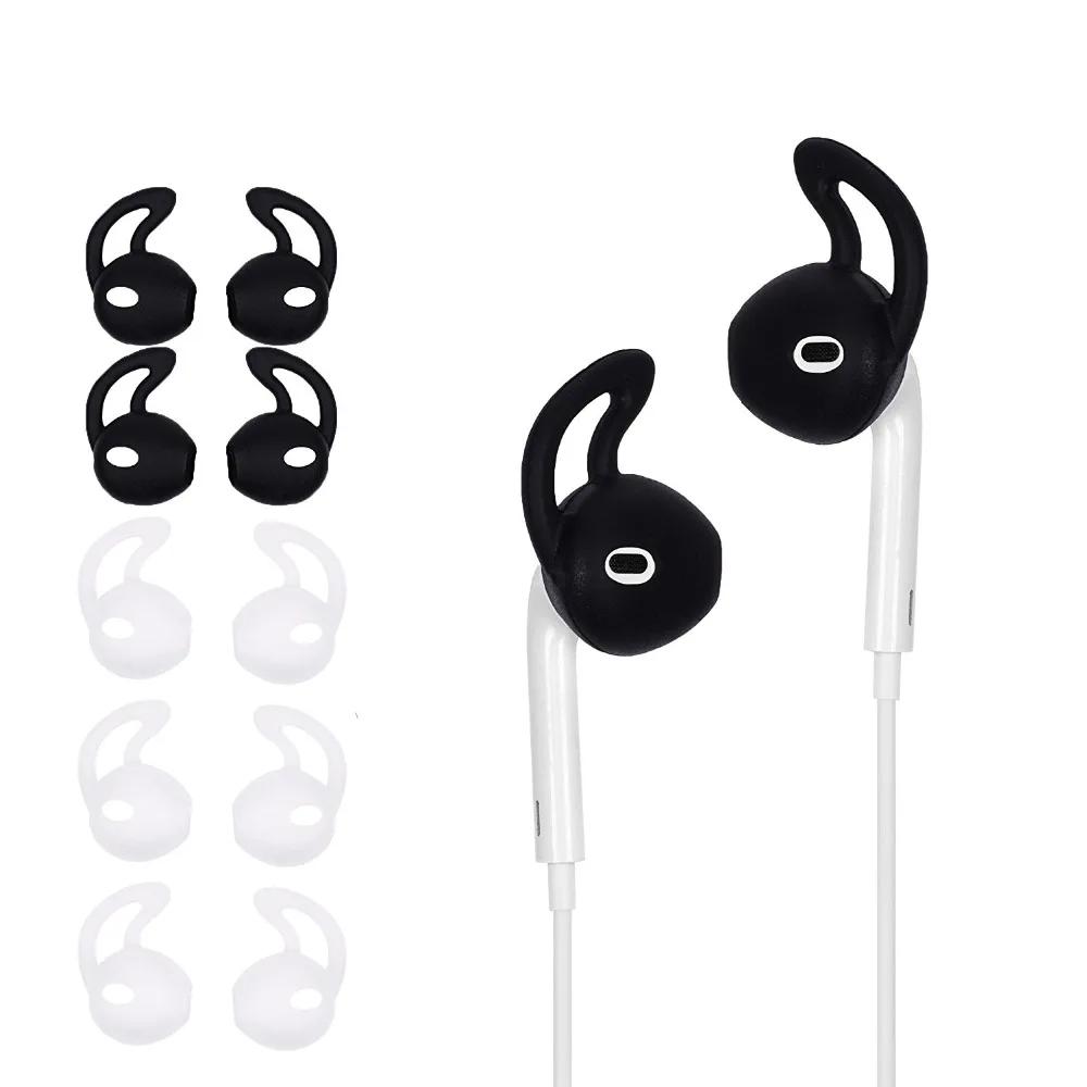 

6 Pairs Earphone Hook Cover for Apple EarPods, Compatible with iPhone 7P/7 6S/6 / 5S / 5C / 5 (Style 1)