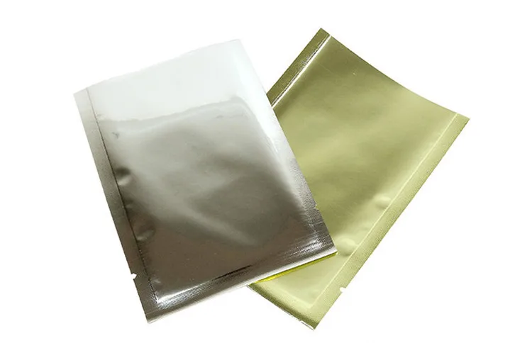 100pcs One Side Clear One Side Foil Open Top Packaging Bag Plastic Food Snack Coffee Powder Tea Chocolate Heat Sealing Pouches