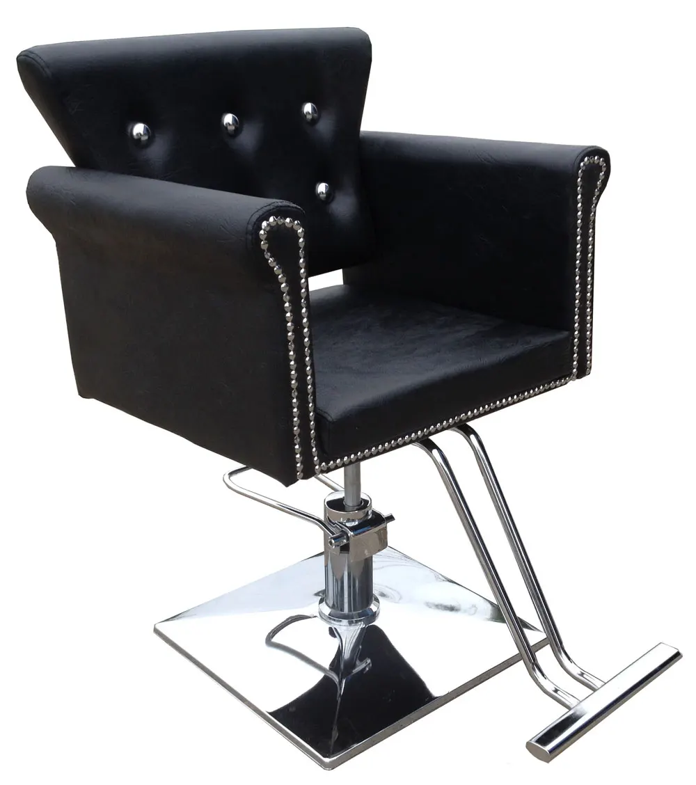 Hair salon fashion hair salon chair. Upscale salon haircut beauty-care stool. Chair lift.