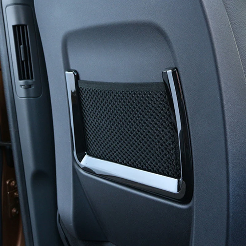Auto Interieur Rear Rij Terug Netto Zak Frame Cover Trim Voor Land Rover Discovery Sport Range Rover Evoque Sport auto Accessoires