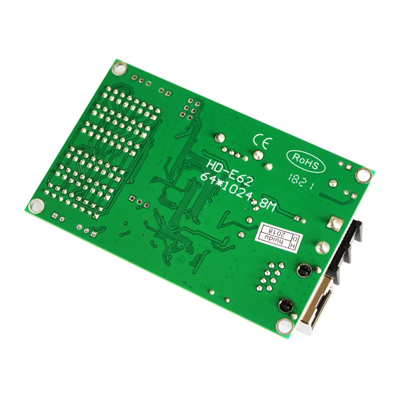 HD-E62 إيثرنت و USB ميناء المتزامن مفردة المزدوج بطاقة التحكم led شاشة عرض شبكة تحكم بطاقة ل تتحرك توقيع