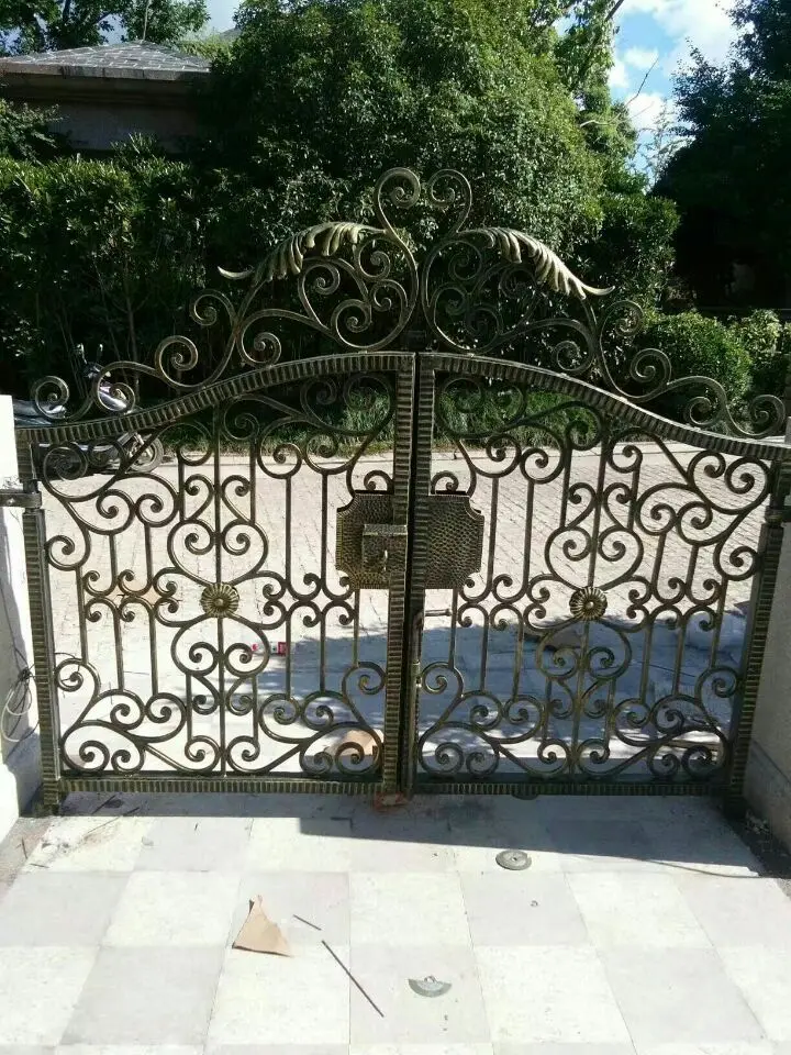 custom gates chain link gate iron fence gate