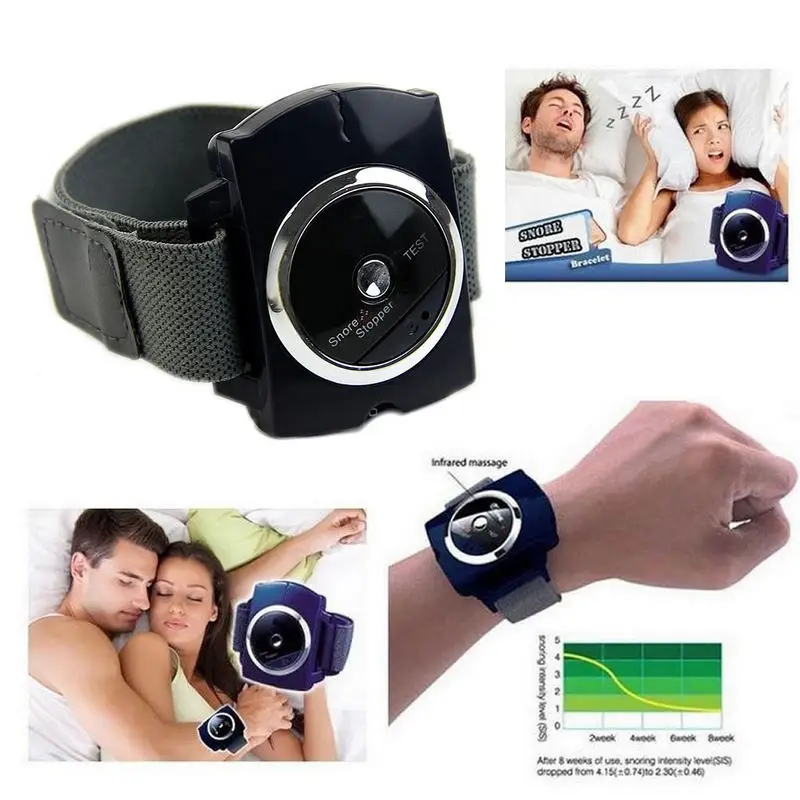 

Electronic Anti Snore Device Smart Stop Snoring Biosensor Snore Stopper Wristband Watch Sleeping Aid For Sleep Device Sleep aid