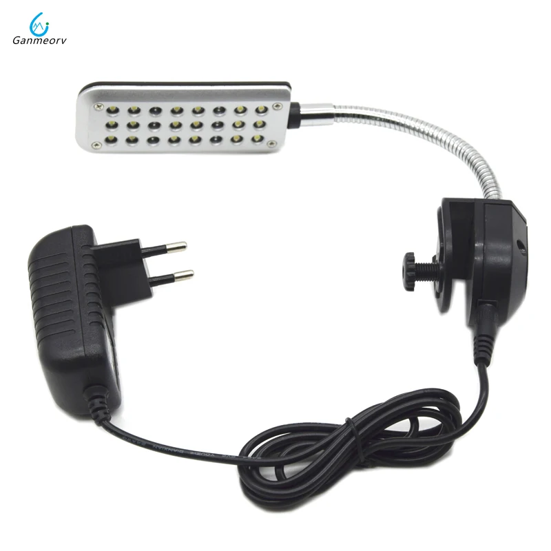 Aquarium Led Lighting Clip-on Lamp 1.5W LED  Light Plants Grow White Blue Color touch sensor switch