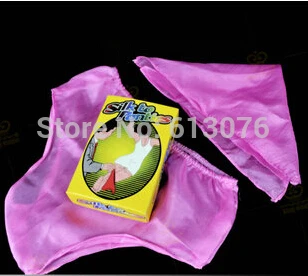 Comedy Silk To Panties / Scarve Magic Tricks Comedy Stage Close Up Magia Illusion Gimmick Props Party Magie Shows for Magicians