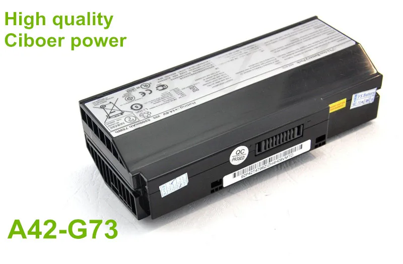 

14.6V 75Wh Original A42-G73 battery for G73 G73J G73jh G53 series laptop A42-G73 bateria Free shipping